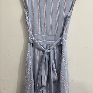 Vineyard Vines Blue and Red Striped Dress